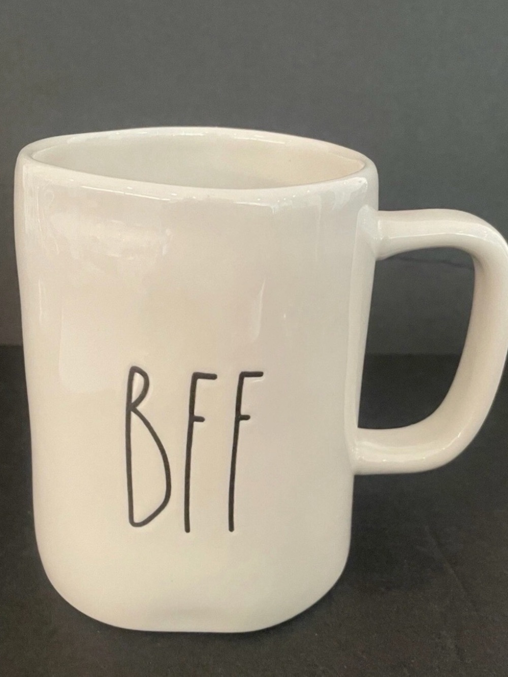 Rae Dunn White BFF Mug